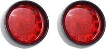 Load image into Gallery viewer, Custom Dynamics Bullet Turn Signal - 1156 - Chrome - Red Lens PB-BB-R-1156CR - Side View