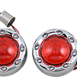 Load image into Gallery viewer, Custom Dynamics Bullet Turn Signal 1156 - Chrome - Red Lens PB-BR-RR 56-CR - Main Product View
