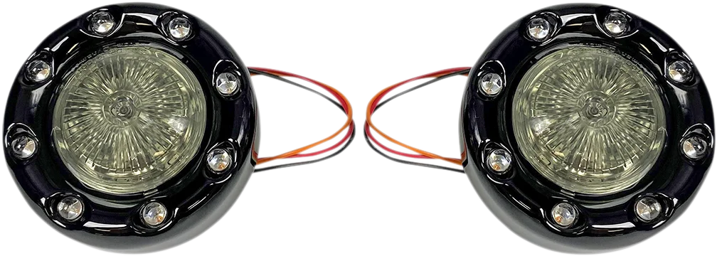Custom Dynamics Bullet Turn Signal 1157 - Black - Smoke Lens PB-BR-RR-57-BS - Main Product View