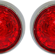 Load image into Gallery viewer, Custom Dynamics Bullet Turn Signal - 1157 - Chrome - Red Lens PB-BB-RR-1157CR - Main Product View
