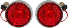 Load image into Gallery viewer, Custom Dynamics Bullet Turn Signal - 1157 - Chrome - Red Lens PB-BB-RR-1157CR - Main Product View