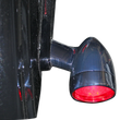 Load image into Gallery viewer, Custom Dynamics Bullet Turn Signal - 1157 - Chrome - Red Lens PB-BB-RR-1157CR - Side View