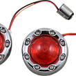 Load image into Gallery viewer, Custom Dynamics Bullet Turn Signal 1157 - Chrome - Red Lens PB-BR-RR-57-CR - Main Product View