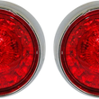 Load image into Gallery viewer, Custom Dynamics Bullet Turn Signal - 1157 - Chrome - Red Lens PB-BB-RR-1157CR - Main Product View