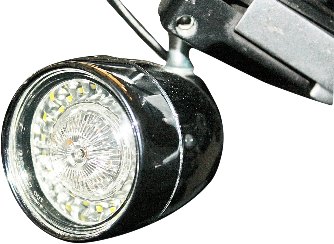 Custom Dynamics Bullet Turn Signal - 1157 - Chrome - Smoke Lens PB-BB-AW-1157CS - Side View