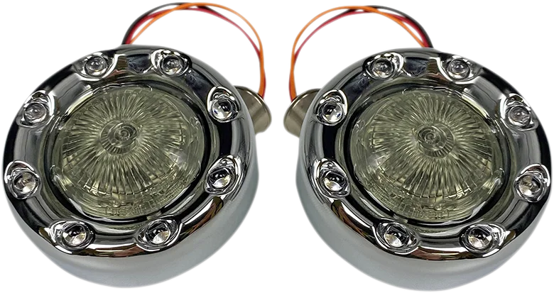 Custom Dynamics Bullet Turn Signal 1157 - Chrome - Smoke Lens PB-BR-AW-57-CS - Main Product View