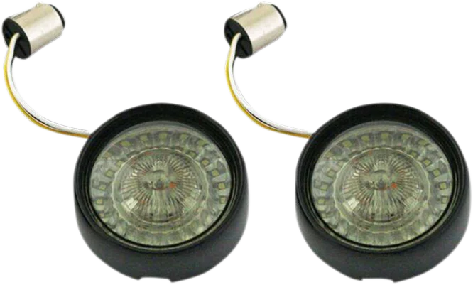 Custom Dynamics Bullet Turn Signal - 1157 - Gloss Black - Smoke Lens PB-BB-AW-1157BS - Main Product View