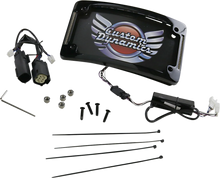 Load image into Gallery viewer, Custom Dynamics Curved License Plate Frame - Black TF06-BCM-B - Main Product View