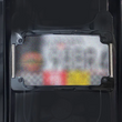 Load image into Gallery viewer, Custom Dynamics Curved License Plate Frame - Black TF06-BCM-B - Back View