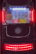 Load image into Gallery viewer, Custom Dynamics Curved License Plate Frame - Black TF06-BCM-B - Installation View