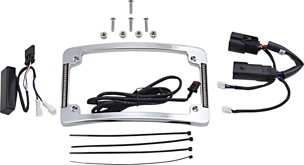 Custom Dynamics Curved License Plate Frame - Black TF06-BCM-B - Additional View 5