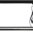 Load image into Gallery viewer, Custom Dynamics Dual License Plate Frame - Black TF02-B - Side View