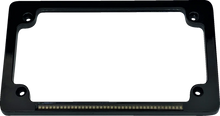 Load image into Gallery viewer, Custom Dynamics Dual License Plate Frame - Black TF02-B - Back View
