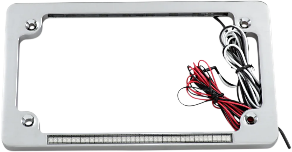 Custom Dynamics Dual License Plate Frame - Black TF02-B - Installation View