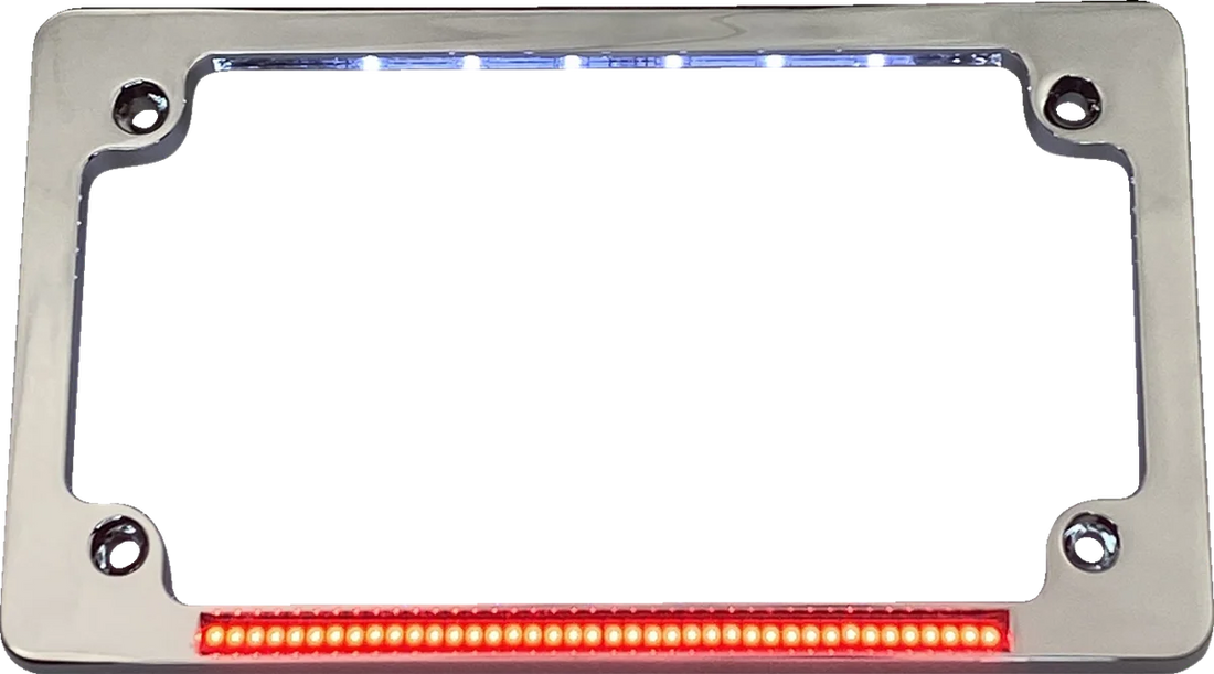 Custom Dynamics Dual License Plate Frame - Black TF02-B - Additional View 5