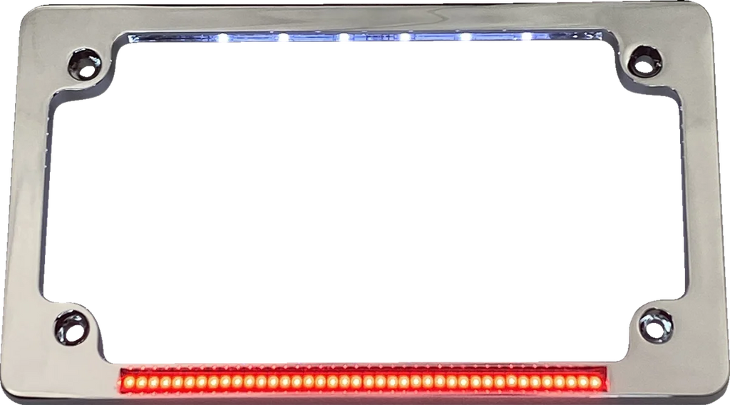 Custom Dynamics Dual License Plate Frame - Black TF02-B - Additional View 5