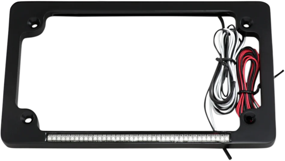 Custom Dynamics Dual License Plate Frame - Chrome TF02-C - Installation View