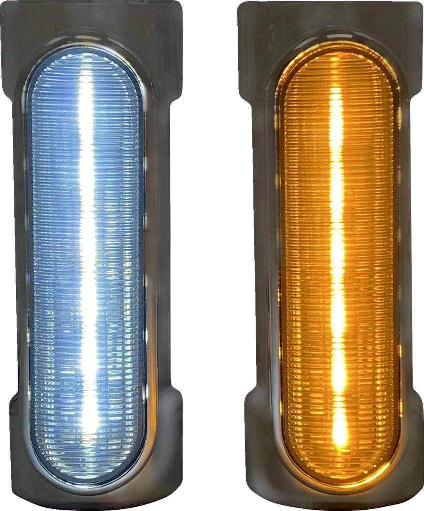 Custom Dynamics Engine Guard Light - '10-'13 FLHX - Chrome CD-CB-AW-SS6-C - Main Product View