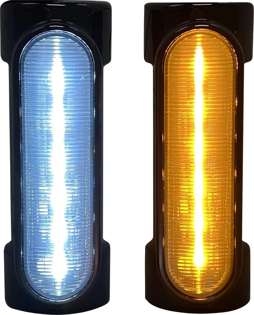 Custom Dynamics Engine Guard Light - '97-'13 FLH - Black CD-CB-AW-HD-B - Main Product View