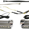 Load image into Gallery viewer, Custom Dynamics Engine Guard Light - FLH - Chrome CD-CB-AW-BCM-C - Side View