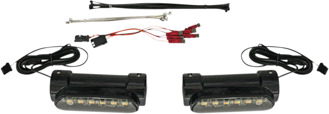 Custom Dynamics Engine Guard Light - Universal - Black CD-CB-AW-UNV-B - Side View