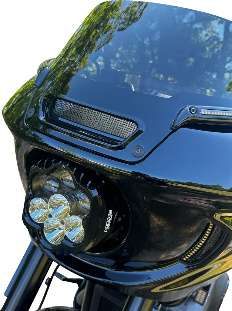Custom Dynamics Fairing Insert - Mesh - Black CD-LRST-C-V-B - Side View