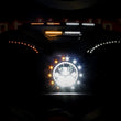 Load image into Gallery viewer, Custom Dynamics Fairing Vent Trim - White/Amber CDVENT-TF-AWKIT - Side View