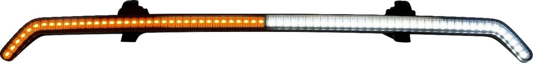 Custom Dynamics Fairing Vent - Turn Signals - Black - Smoke Lens CD-RG23-C-B - Back View