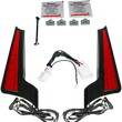 Load image into Gallery viewer, Custom Dynamics Fascia LED Light Panels - Black/Red CD-FASCIA-HD-RB - Main Product View