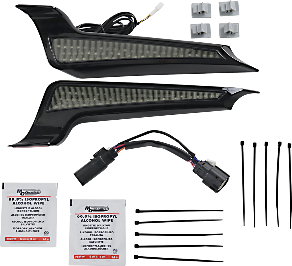 Custom Dynamics Fascia LED Light Panels - Black/Smoke CD-FASCIA-BCMSB - Main Product View