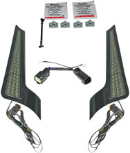Load image into Gallery viewer, Custom Dynamics Fascia LED Light Panels - Black/Smoke CD-FASCIA-BCMSB - Back View
