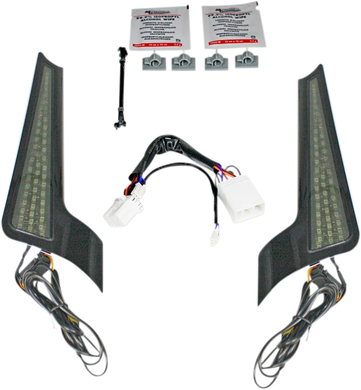 Custom Dynamics Fascia LED Light Panels - Black/Smoke CD-FASCIA-HD-SB - Main Product View