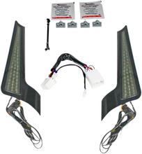 Load image into Gallery viewer, Custom Dynamics Fascia LED Light Panels - Black/Smoke CD-FASCIA-HD-SB - Main Product View