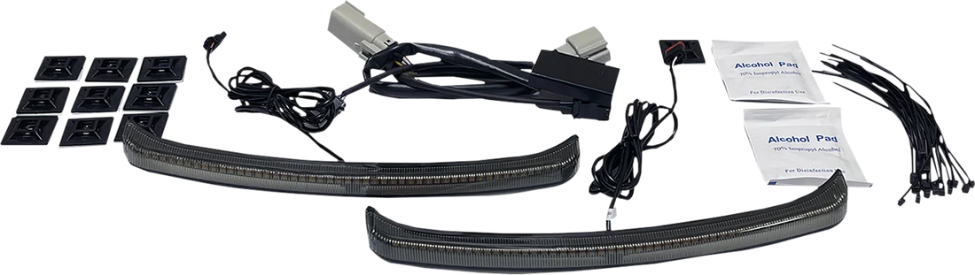 Custom Dynamics Fender Light - Tri Glide CD-TGAWS-HD - Side View