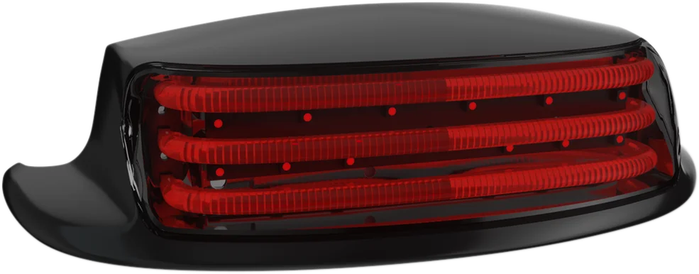 Custom Dynamics Fender Tip Light - Red Lens - Black PB-FT-TOUR-R-B - Main Product View