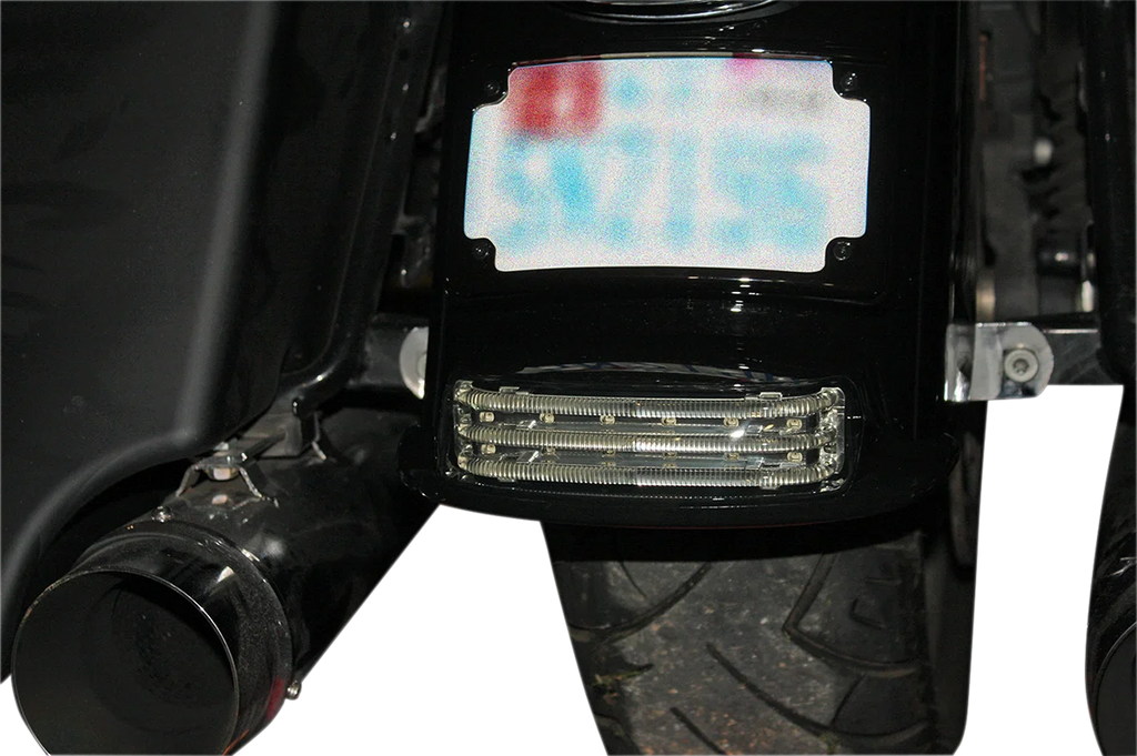 Custom Dynamics Fender Tip Light - Smoke Lens - Black PB-FT-TOUR-S-B - Side View
