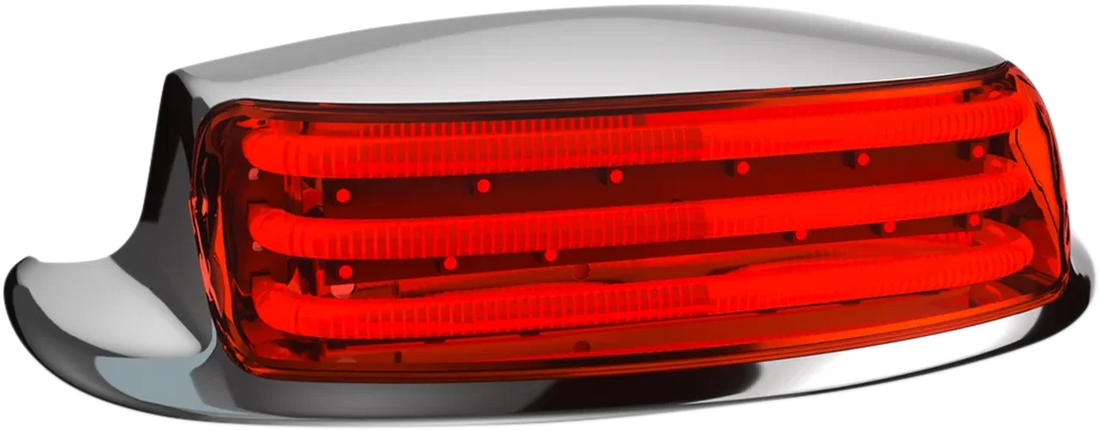 Custom Dynamics Fender Tip Light - Smoke Lens - Chrome PB-FT-TOUR-S-C - Detail View