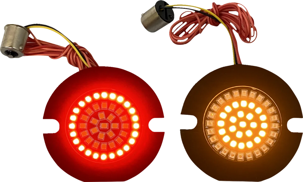 Custom Dynamics Flat Rear Turn Signal 1156 - Amber Lens GEN-4-AR2-1156T - Main Product View