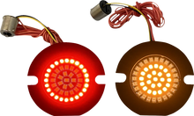 Load image into Gallery viewer, Custom Dynamics Flat Rear Turn Signal 1156 - Amber Lens GEN-4-AR2-1156T - Main Product View