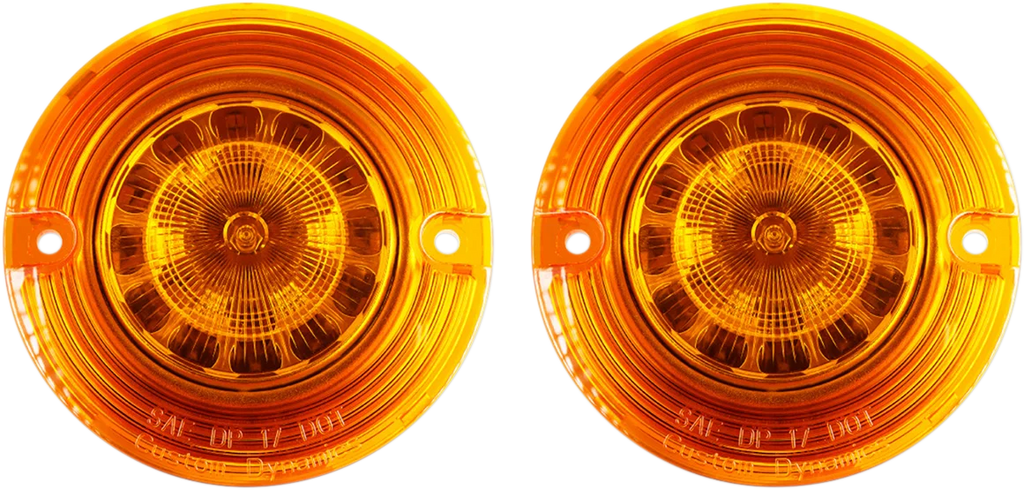 Custom Dynamics Flat Signal Insert - 1156 - Amber PB-A-1156-T - Main Product View