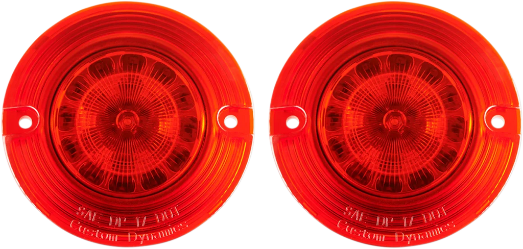 Custom Dynamics Flat Signal Insert - 1156 - Amber PB-A-1156-T - Side View