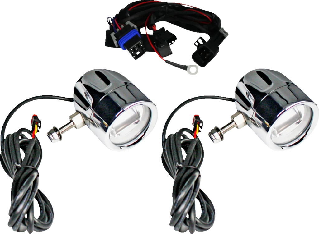 Custom Dynamics Fog Light - Black PB-FOG-CHAL-B - Side View