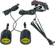 Load image into Gallery viewer, Custom Dynamics Fog Light - Black - Yellow Lens PB-FOG-BCM-YB - Main Product View