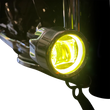 Load image into Gallery viewer, Custom Dynamics Fog Light - Black - Yellow Lens PB-FOG-BCM-YB - Side View
