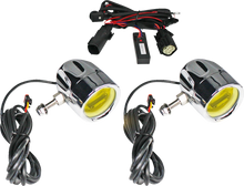 Load image into Gallery viewer, Custom Dynamics Fog Light - Chrome - Yellow Lens PB-FOG-BCM-YC - Main Product View