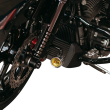 Load image into Gallery viewer, Custom Dynamics Fog Light - Chrome - Yellow Lens PB-FOG-BCM-YC - Side View