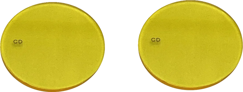 Custom Dynamics Fog Light Lens - Yellow PB-FOG-LENS-Y - Main Product View