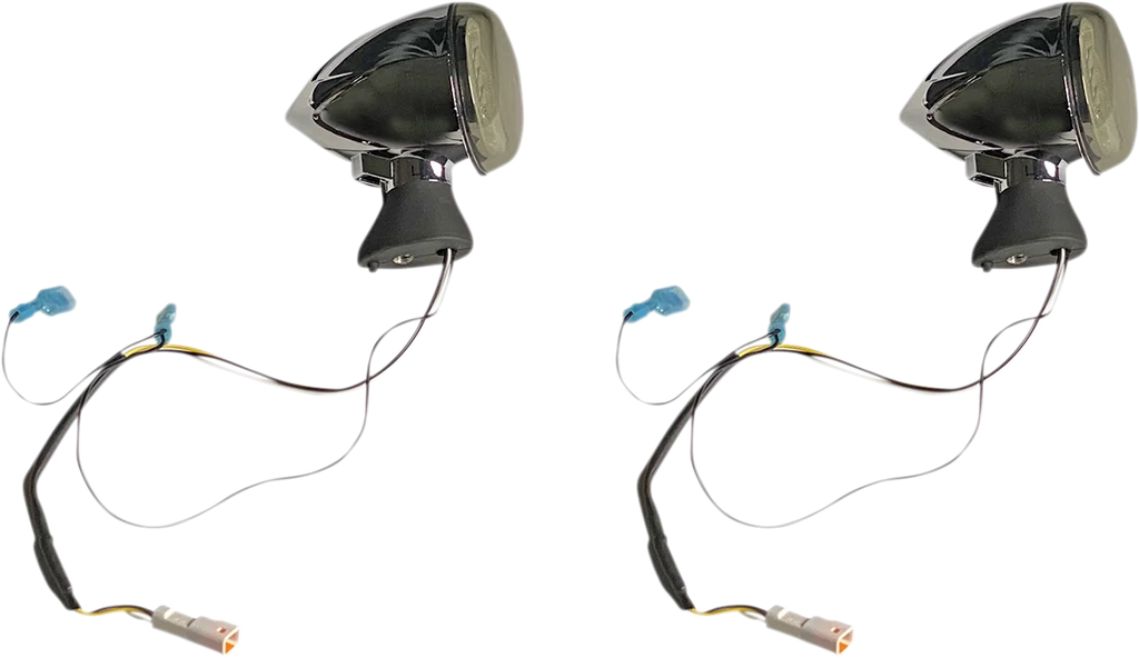 Custom Dynamics Front LED Turn Signal - Chrome - Scout PB-SCOUT-AW-CS - Main Product View