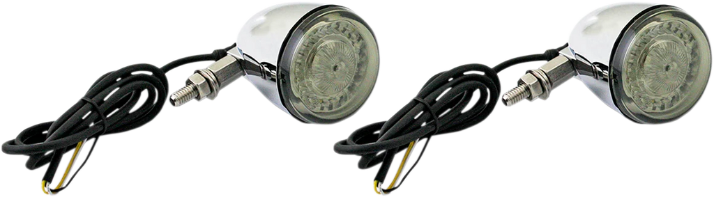 Custom Dynamics Front Turn Signal - Universal - Chrome PB-UNV-ECE-AW-C - Main Product View