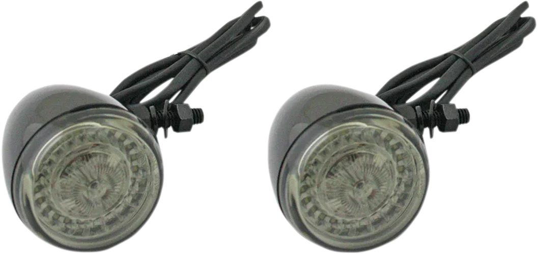 Custom Dynamics Front Turn Signal - Universal - Chrome PB-UNV-ECE-AW-C - Side View